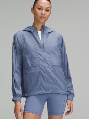 lululemon Hood Lite Jacket, Oasis Blue, Womens Size 2